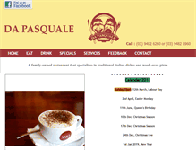 Tablet Screenshot of dapasquale.com.au