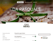 Tablet Screenshot of dapasquale.nl